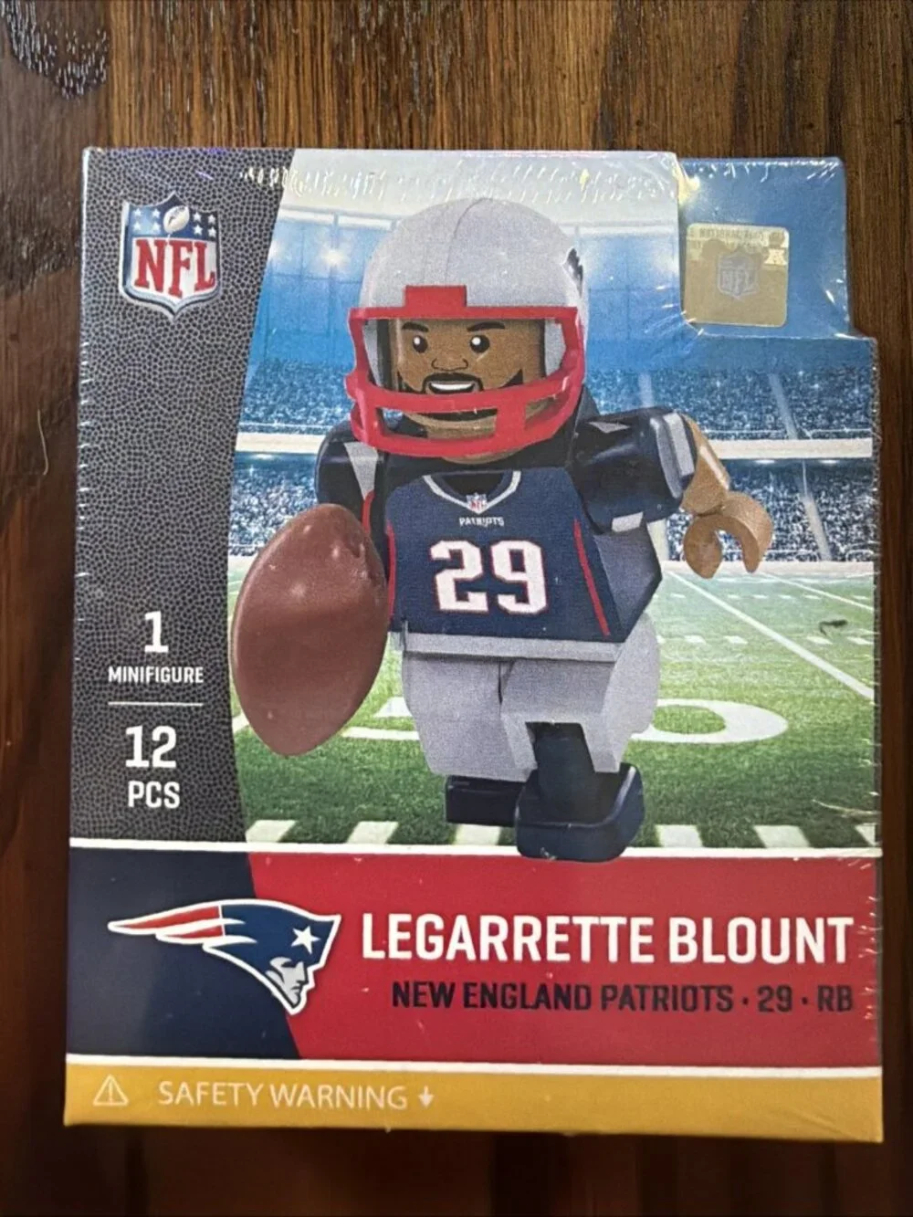 Oyo NFL Team Mini Figure New England Patriots LEGARRETTE BLOUNT‎ RARE!